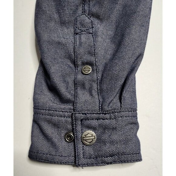 Harley-Davidson Men's Operative Riding Shirt Jacket - Peacoat - Picture 6 of 12